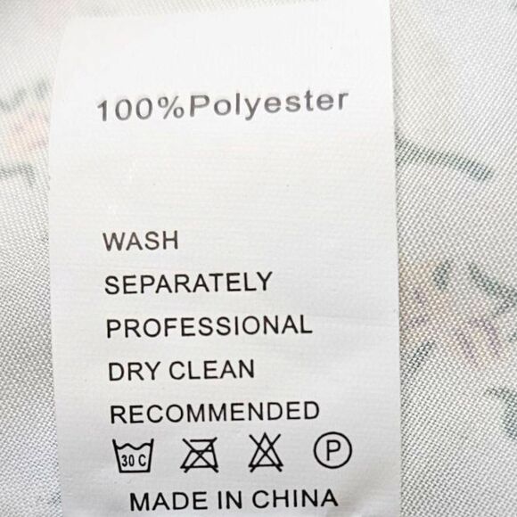 70/21 Floral Mini Dress with Bow Straps Size L - Picture 13 of 16